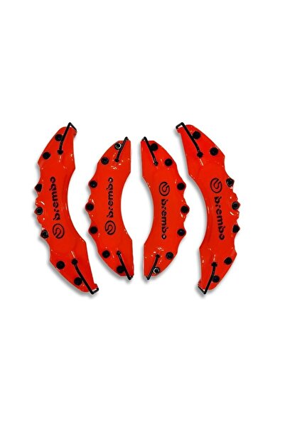 Temiz Pazar Kırmızı Plastik Kaliper Kapağı 4 Lü Balata Kapağı Caliper Cover