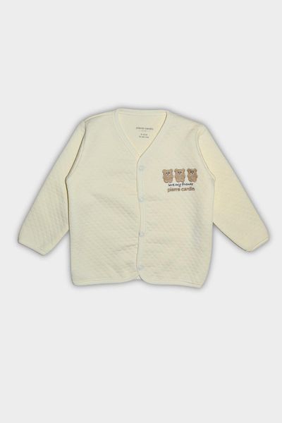 Pierre Cardin Teddy Bear Embroidered Quilted Baby Double Set 305195