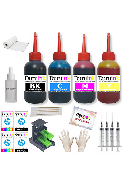 Canon MG3650 MG4150 MG4200 (PG 540 CL 541) UYUMLU KARTUŞ DOLUM SETİ 4x100ML 4...