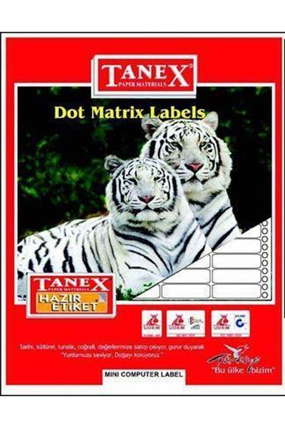 Tanex Αυτοκόλλητο υπολογιστή 64x100 Tn-0024-555
