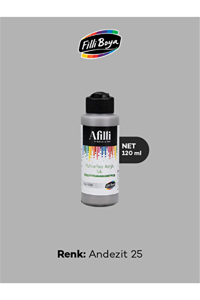 Filli Boya Afilli Multisurface Akrilik Ipeksi Mat 120 ml Andezit 25