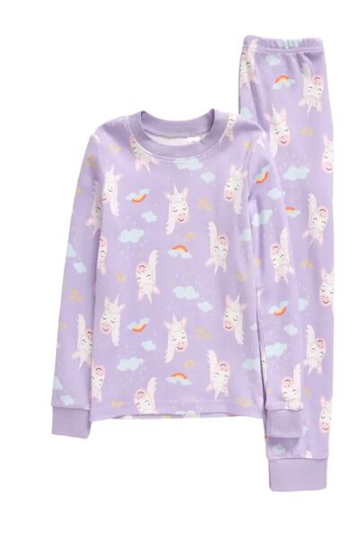 Pink Hippo Kids Kız Çocuk Slumberkids Unicorn Baskılı Pamuklu Uzun Kollu Pijama Takımı