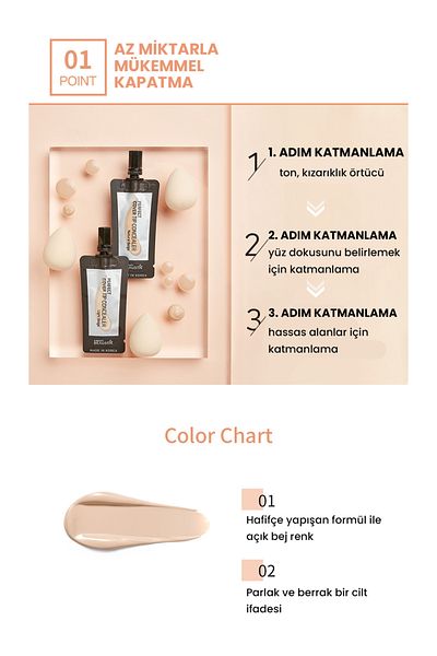 BEAUSTA Perfect Cover Consumer - High Coverage under Eye and Skin Care, No:23