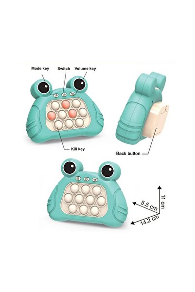 ruvas Quick Push Popit Oyun Konsolu Eğlence Işıklı Stress Giderici Eğitici Oy...