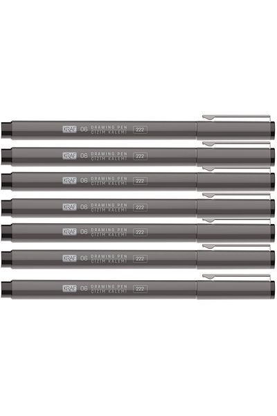 KRAF Drawing System 7 Pieces Technical Drawing Pen