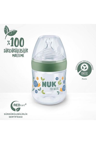 Nuk For Nature Pp Baby Bottle with Temperature Indicator 150 ml