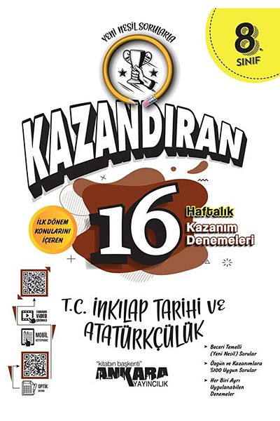 Ankara Yayıncılık LGS Winning 16 Week T.C Incapult Date and Ataturk Gain Essays /9786258149784