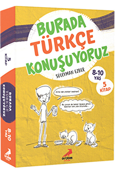 Erdem Çocuk Burada Türkçe Konuşuyoruz (5 Kitap Takım) / Süleyman Ezber / Erde...