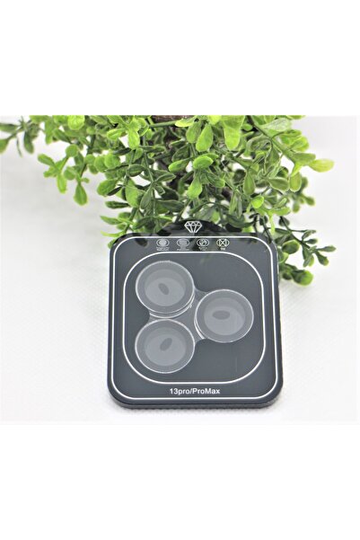 Tezcan Aksesuar IPHONE 13 PRO/13 PRO MAX Uyumlu Safir Cam Koruma Takma Aparat...