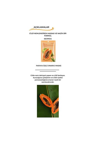 SEOMOU Repair Mask with Papaya Extract