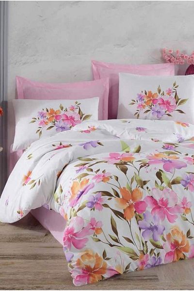 Altınbaşak Σετ Παπλωματοθήκη Candy Pink Διπλό - Creaforce Cozy
