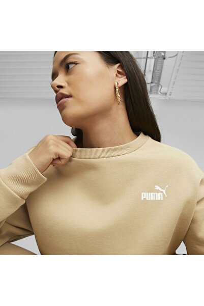 Puma ESS+ Relaxed Small Logo Crew Kadın Sweat - 67680184