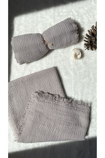 Cosy Bag Ζαρωμένο σάλι γκρι
