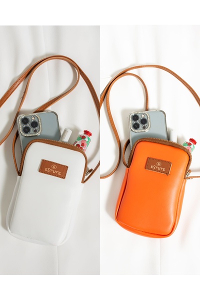 ESTUTE Τσάντα χιαστί με δυνατότητα ρύθμισης μεγέθους τηλεφώνου Unisex 2 Pack