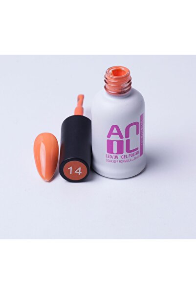 Anil Professional Cosmetics Kalıcı Oje Turuncu Renk 10ml | Dayanıklı Kolay Uygulanan Trend Renkler | Hızlı Kuruma, Parlaklık