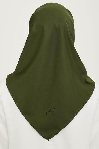 Armine Κασκόλ Sport Twill (CIVIL) Μονόχρωμο σκούρο πράσινο