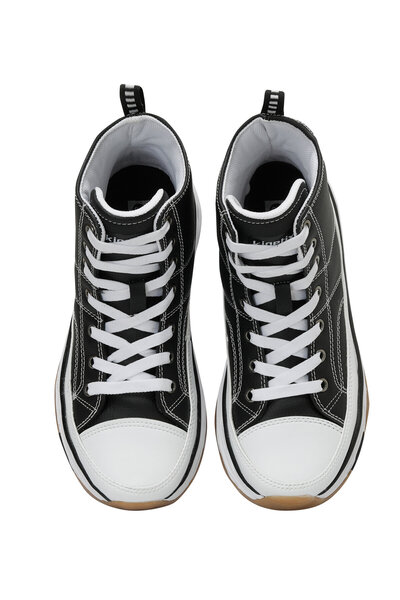 Kinetix VIOLE PU HI W 3PR Siyah Kadın High Sneaker