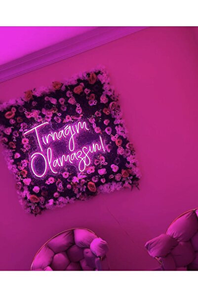 ARYA LİNA DESİGN Tırnağım Olamazsın Yazılı Neon Led