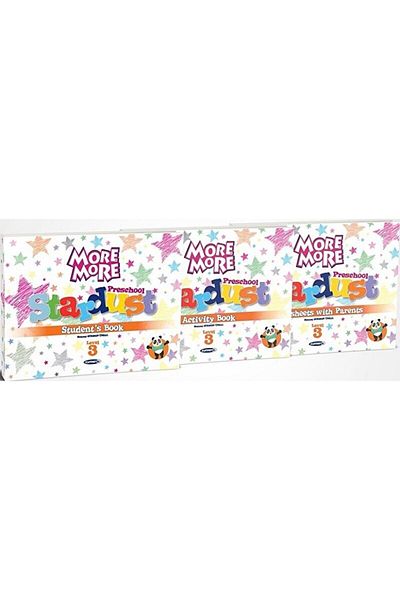 Kurmay Yayınları Kurmay More and More Preschool Stardust Level 3 - 3-Piece Book Set