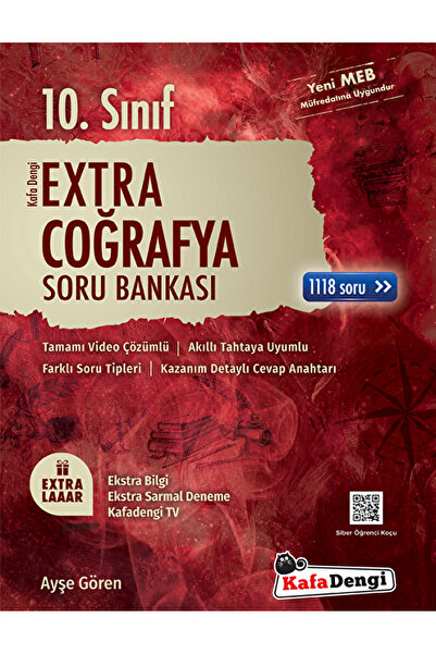 Kafa Dengi Yayınları 10. Sınıf Extra Coğrafya Soru Bankası / Ayşe Gören / Kafa Dengi Yayınları / 9786052217818