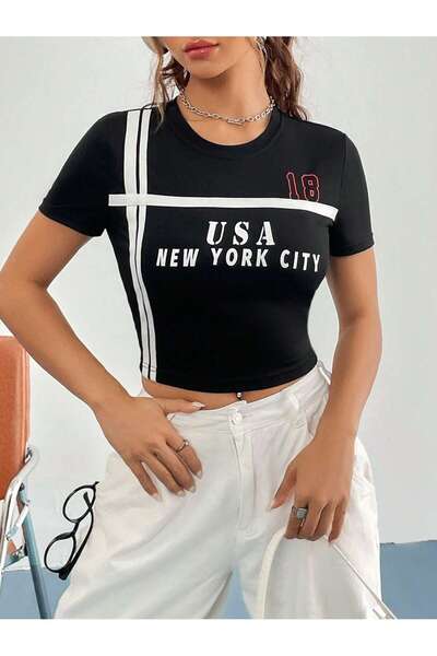 Jose Clothing ΓΥΝΑΙΚΕΙΑ ΜΑΥΡΟ ΕΚΠΤΩΜΕΝΟ ΚΟΝΤΟΜΑΝΙΚΙ ΚΑΤΑΛΥΨΗ ΣΤΟ ΣΩΜΑ CROP TO...