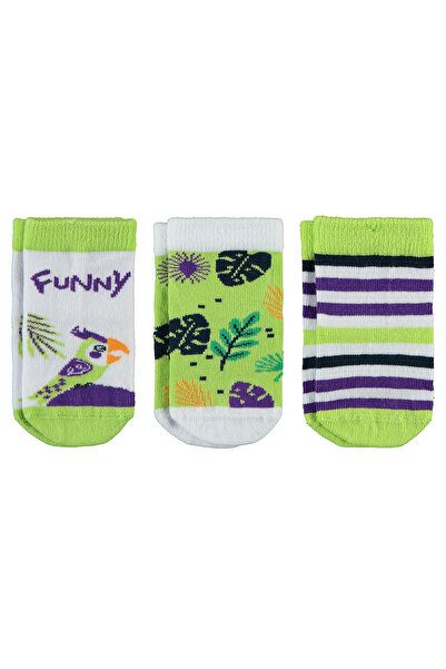 Civil Baby Baby Girl 3-Piece Socks Set 6-18 Months Green