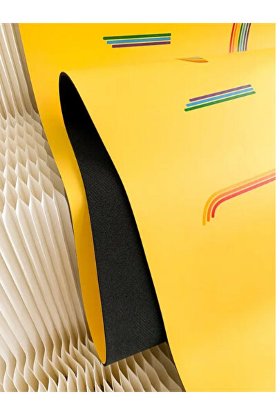 XTR Fitness Kauçuk Yüzey Yoga Matı Premium Quality 5 Mm Sarı