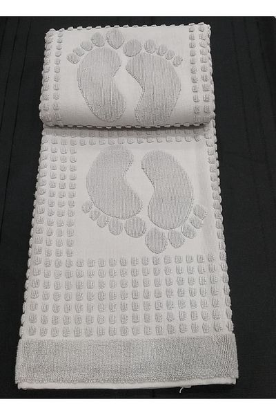 Özdilek (2 Pieces) Foot Towel Winter Mat Gray