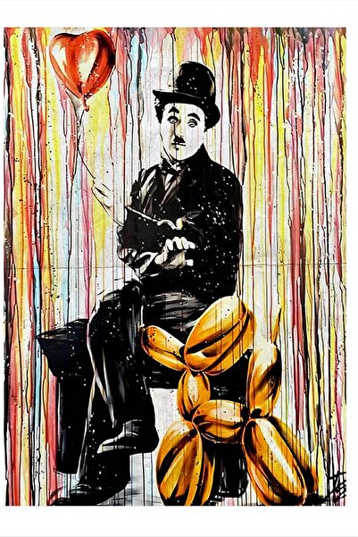 Teknomeg Επιτραπέζιος πίνακας Καρίζμα: Τσάρλι Τσάπλιν και το σκυλάκι του, από...