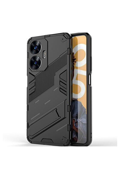Microcase Realme C55  Uyumlu Matrix Serisi Armor Standlı Perfect Koruma Kılıf...