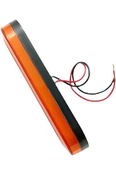 FORMPLAS Neon Ledli Oval Yan Kasa Lambası Sarı 12-24v