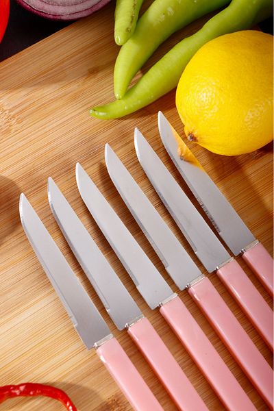 HOMENIVA 6-Piece Luxury Fruit Knife with Mother-of-Pearl Handle