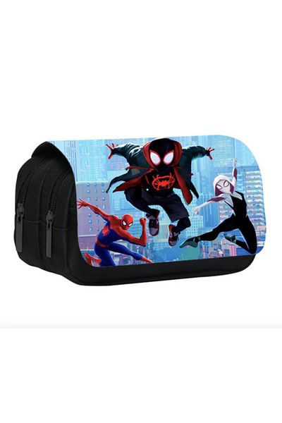Petityu Μεγάλη μολυβοθήκη Miles Morales Spiderman με διπλό φερμουάρ