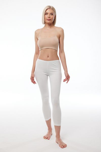 Malabadi Women's Ecru Viloft Thermal Tights 703