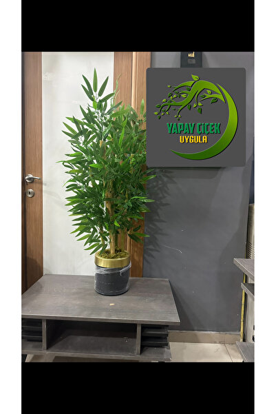 İremÇiçekçilik Metal Saksıda 120 Cm Bambu Yapay Ağaç
