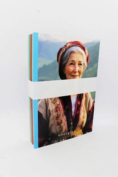 YAPAY ZEKA SANAT World Women's Notebooks 5 Pieces '135x195' High Quality Cover 96 Pages Unlined