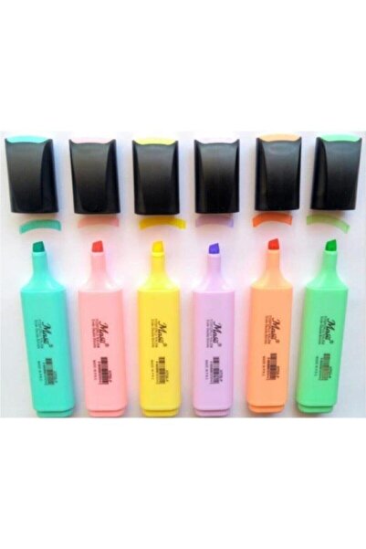 Masis Fosforlu Işaretleme Kalemi 6 Lı Set