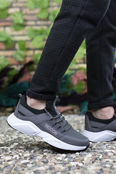 Riccon Unisex Sneaker 0012072 Füme Beyaz