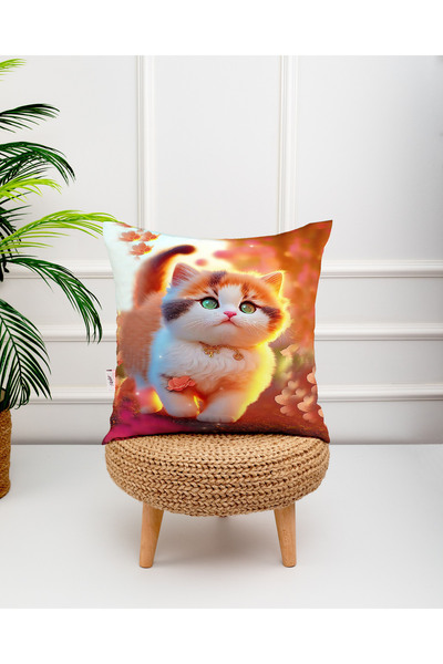 menesahome Κάλυμμα μαξιλαριού, Μαξιλαροθήκη, Μαξιλάρι με σχέδια, Μαξιλάρι γάτ...