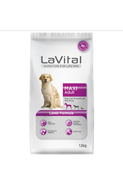 LaVital LaVital Maxi Adult Kuzu Etli Büyük Irk Yetişkin Köpek Maması 12 Kg