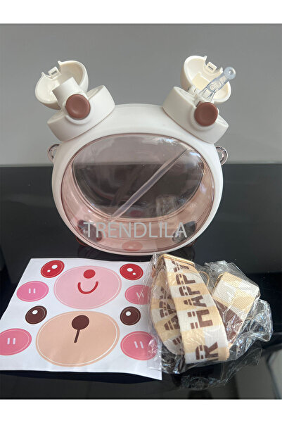 esayplastik 750 ml Round Teddy Bear Flask - Drinker Round Pad