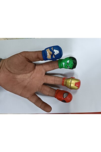 ASL Parmak kukla kahraman 4 lü set