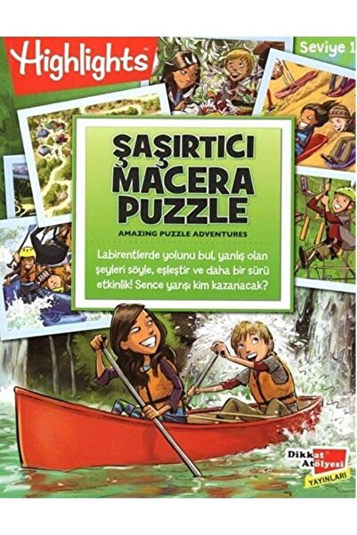 Dikkat Atölyesi Yayınları Highlights Şaşırtıcı Macera Puzzle 2'li Set / Kolektif