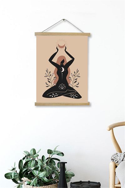 Piksel Grafik Αφίσα Bohemian Woman Canvas - Κρεμαστό