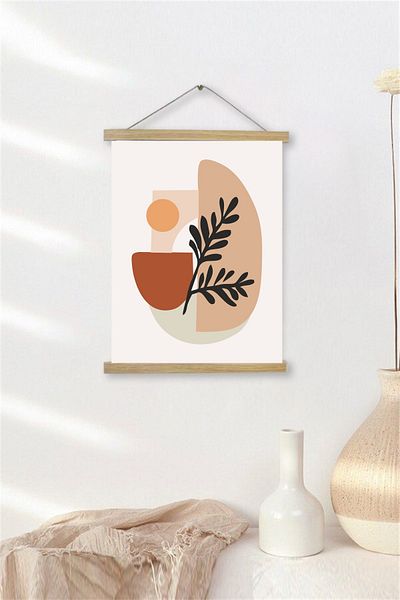 Piksel Grafik Αφίσα σε καμβά αφηρημένης τέχνης με κρεμάστρα