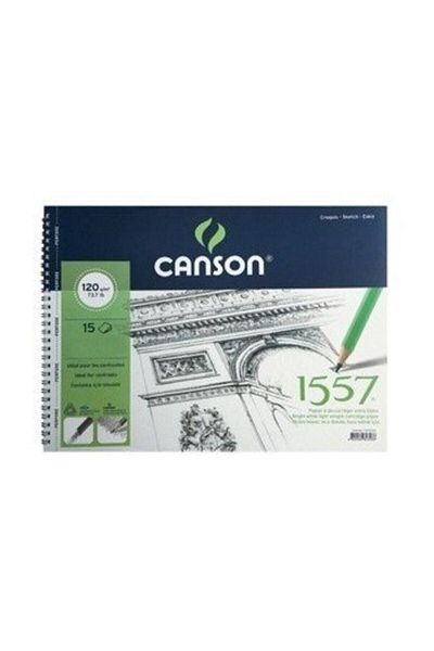 Canson 1557 Painting and Drawing Notebook 120 Gr35x50 cm15 Sheets