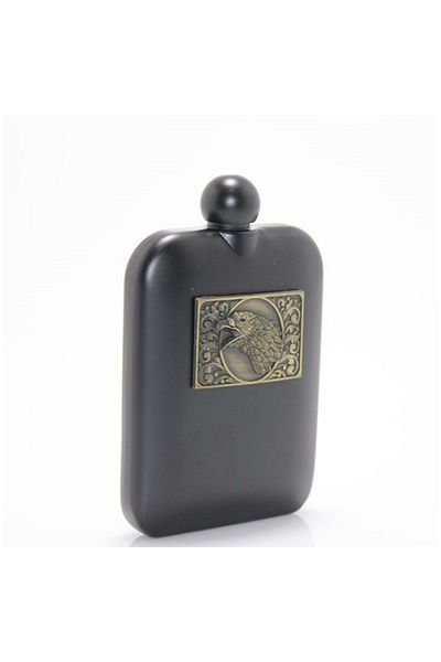 HEPBİMODA Stainless Steel Eagle Design 6 Oz Water Bottle