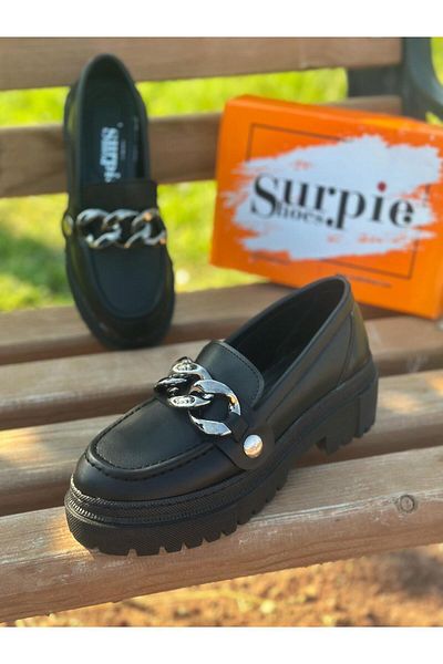 Surpie Shoes Women's Thick Sole Loafer Moccasin Shoes, Women's Casual Shoes