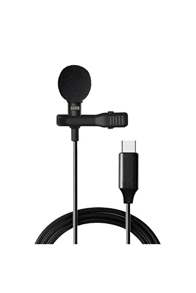 OMNİ PAZARLAMA MAGICVOICE JH-042 TYPE-C GİRİŞLİ KABLOLU YOUTUBER YAKA MİKROFO...