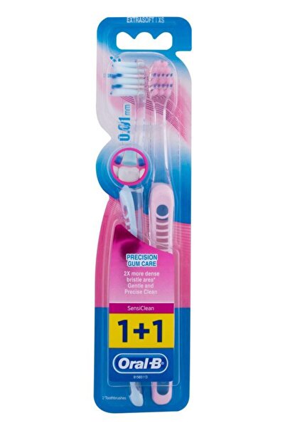 Oral-B SensiClean Precision Gum Care 1+1 Extra Soft Toothbrush